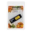 Флеш-накопитель USB  8GB  OltraMax  250  жёлтый